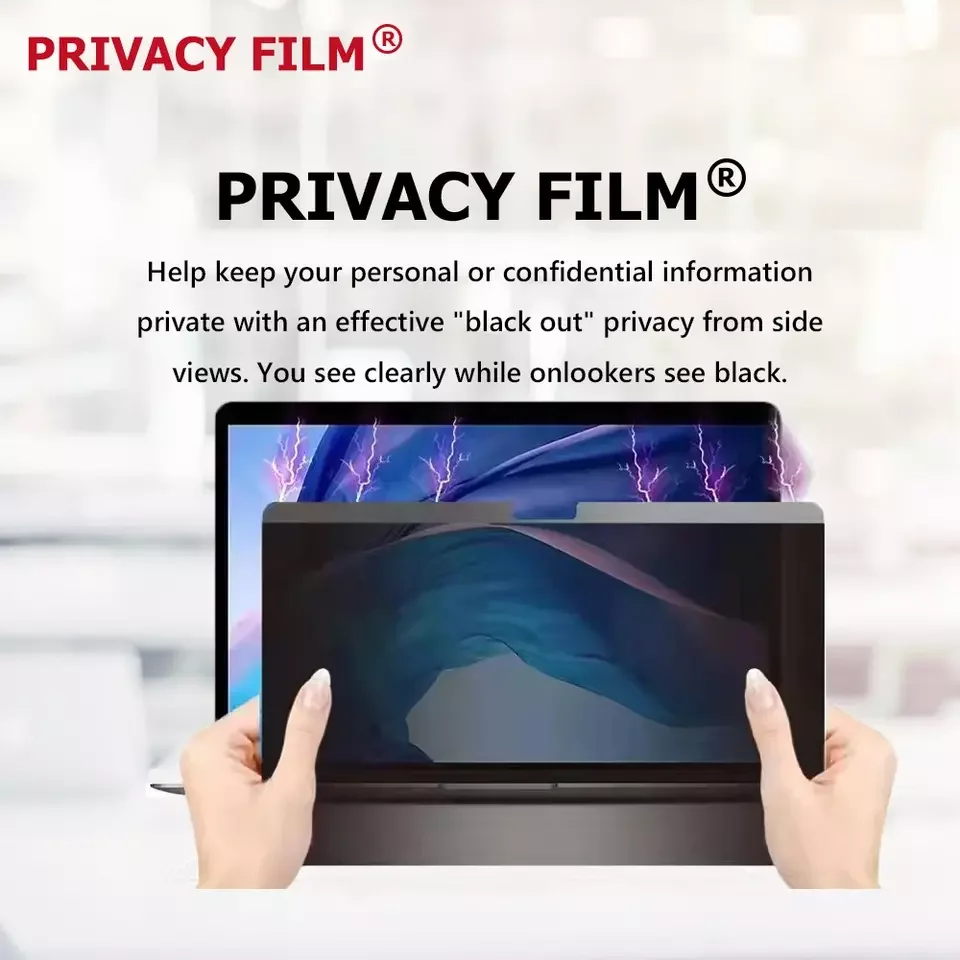 Magnetic Privacy Filter Screen Protector For Macbook 12 13 15 16.1 16.2 inch Anti-Glare Anti Spy Laptop Screen Film
