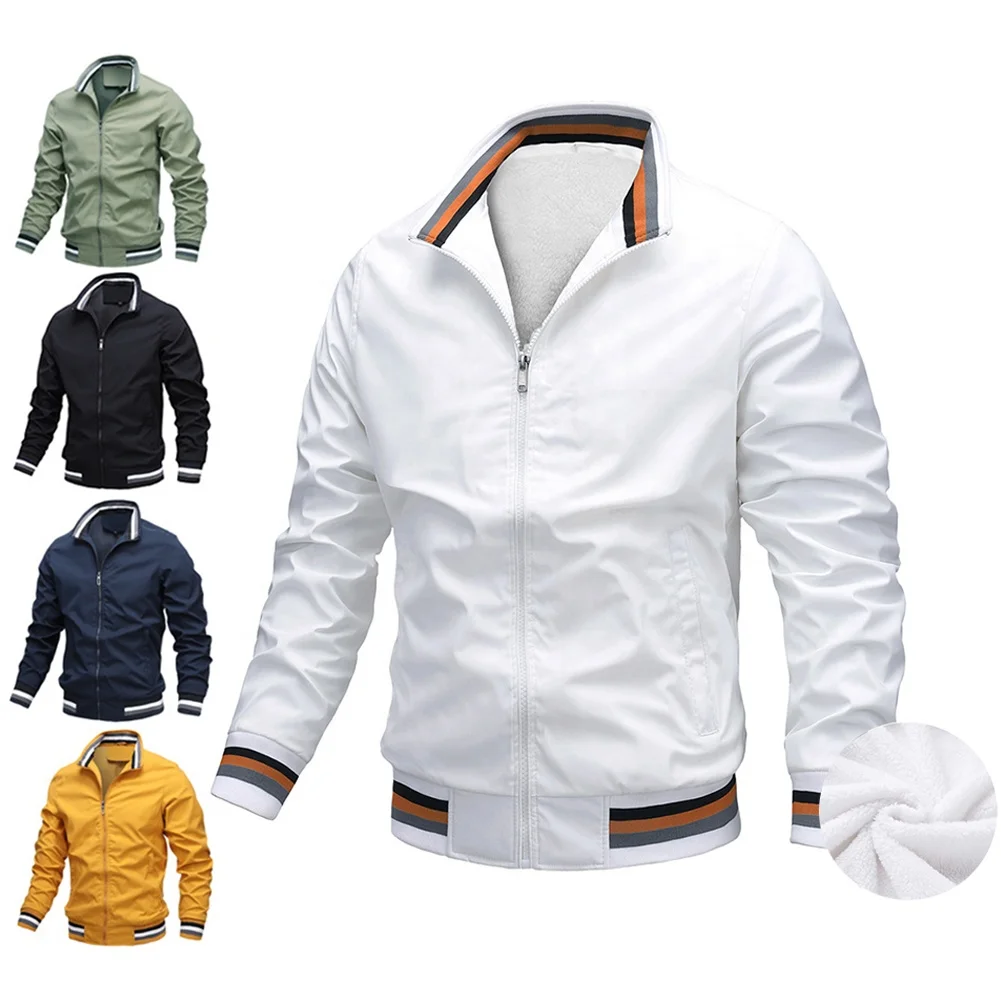 Wholesale Spring&Autumn Stand Collar Jogging Tennis Golf Men Outdoor Casual Sports Jacket/