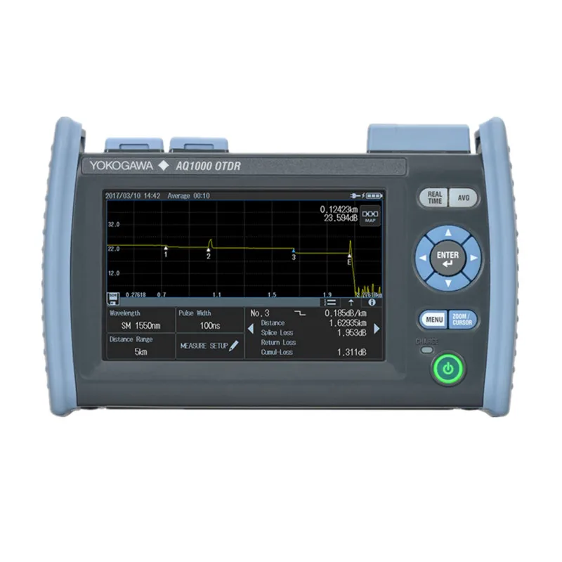 OTDR YOKOGAWA AQ1000 Optical Time Domain Reflectometer 32 30dB 1310nm 1550nm with power meter and VFL