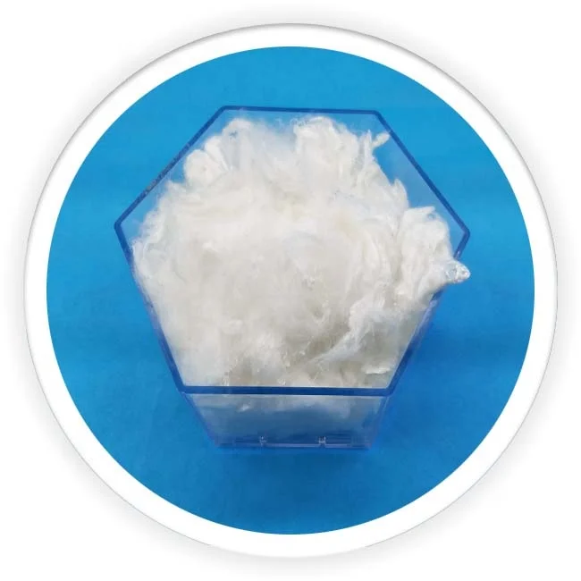 5D 51 мм бамбуковое наполняющее волокно для огнестойкого клея, хлопковое распыление