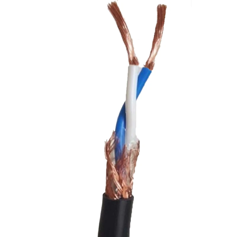 2core Copper Wire Signal Control Cable Electric Power Cable Pvc Insulated Shielded Twisted Pair Cable