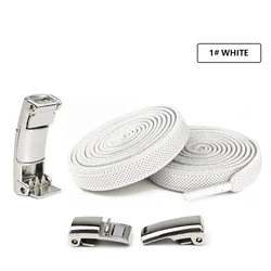 8MM High Strength Tieless Shoelaces One Size Fits All Magnetic Lock Closure Stretch No Tie Elastic Shoelaces For Kids And Adults