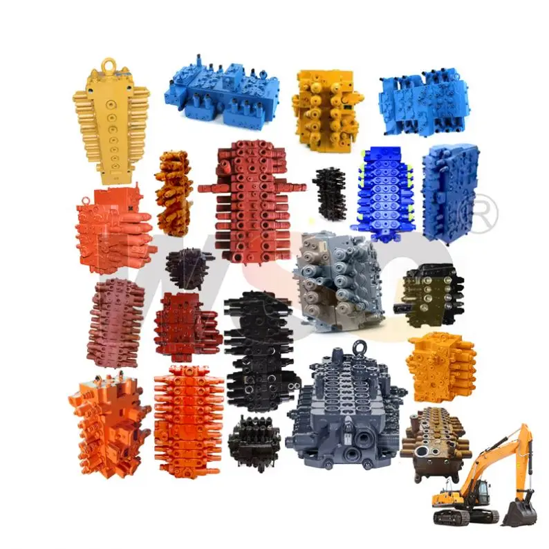 DX220LCA-2 Main Control Valve Distribution Valve Distributor 410105-01468A  410105-01468B Main Valve