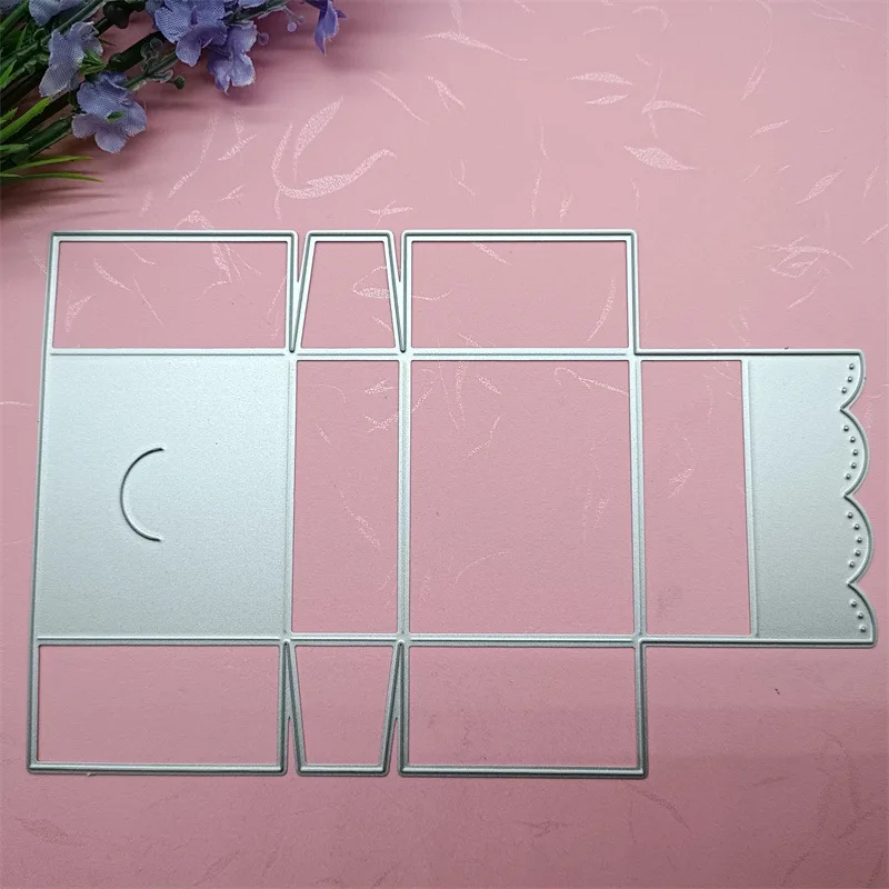Customized Large Fold Candy Gift Box Scrapbooking For Card Album Embossing Stencil DIY Craft Dies New Metal Cutting Dies