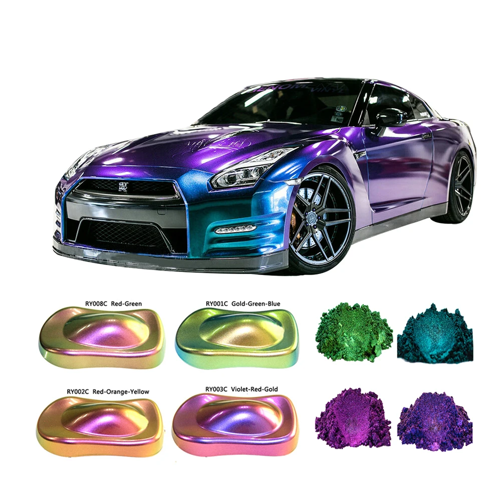 color shift spray paint pigment super chrome chameleon pigment for auto paint factory