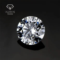 China Wholesale 0.5 Carat D color SI1 Clarity Loose Synthetic Diamond HPHT Lab Grown Man Made Diamond Price