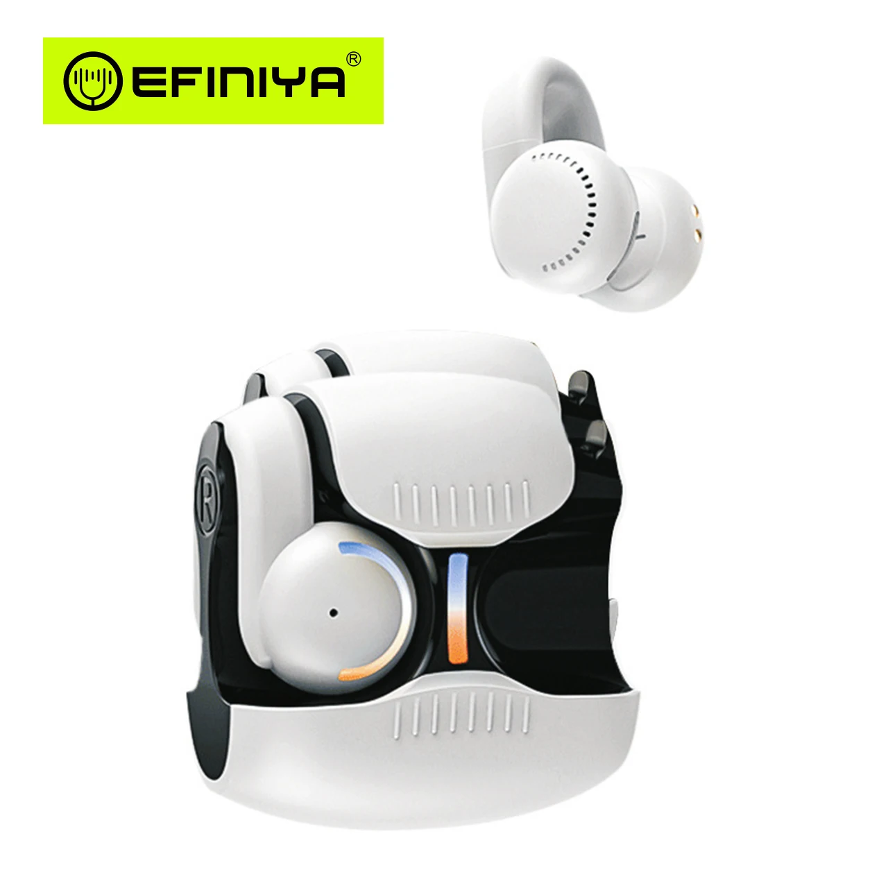 New B5 TWS Gaming Headsets Wireless Clip-On Earbuds HiFi Bone Conduction Open-ear Earphone & Headphones