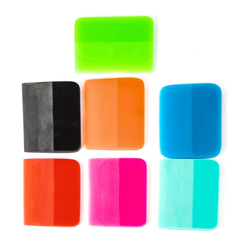 7mo 10cm Professional Squeegee Colour Mixture Window Soft Silicone Rubber Ppf Squeegees For  Auto Vinyl Wrap
