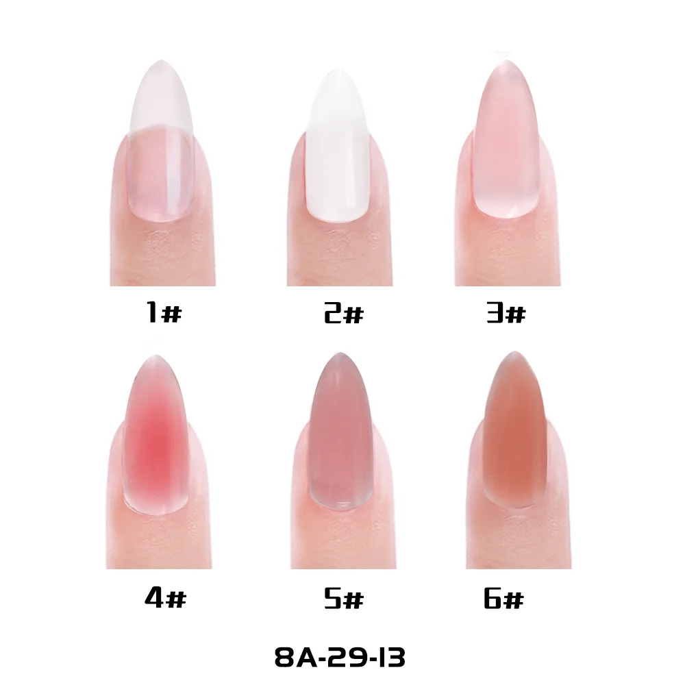 30ml nail acrylic gel fast building 6 colors extension set nail gel UV LED poly extension gel nail kit