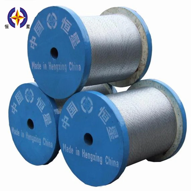 High Tensile Strength Galvanized Steel Wire Packed on Reel Used for ACSR Conductor