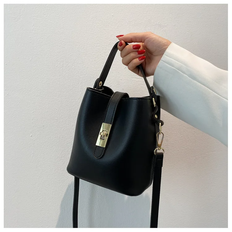 New Online Shopping Custom PU Leather Fashion Trends Ladies Tote Shoulder Handbags Wholesale Women Ladies Handbags