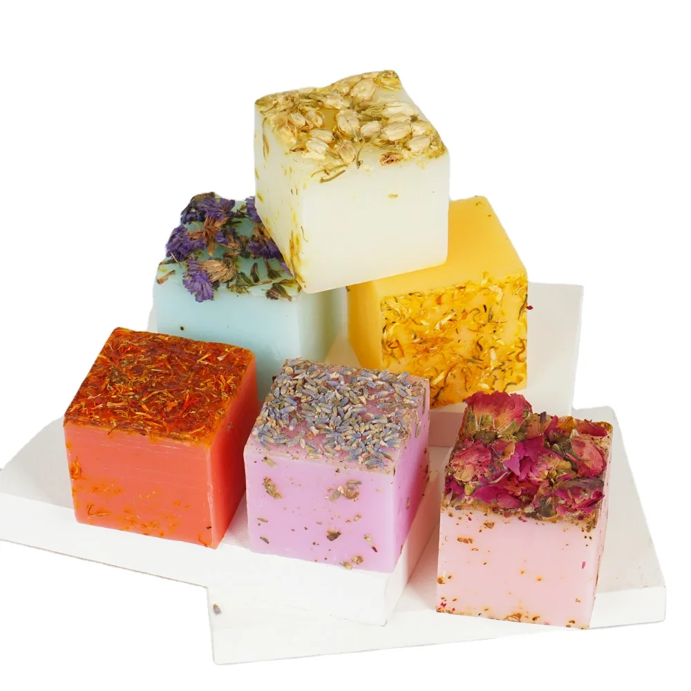 Fragrance Dried Flower Handmade Soap Acne Repellent Whitening Bath OEM Wholesale Soaps