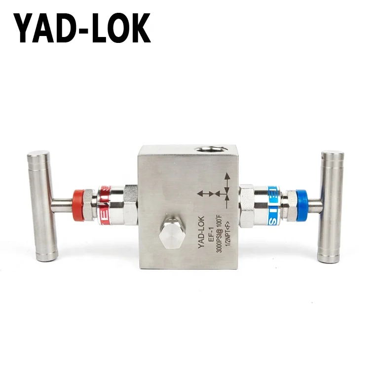 YAD-LOK Odm Low Price Parts Two Way Hydraulic Spool Valve Manifold