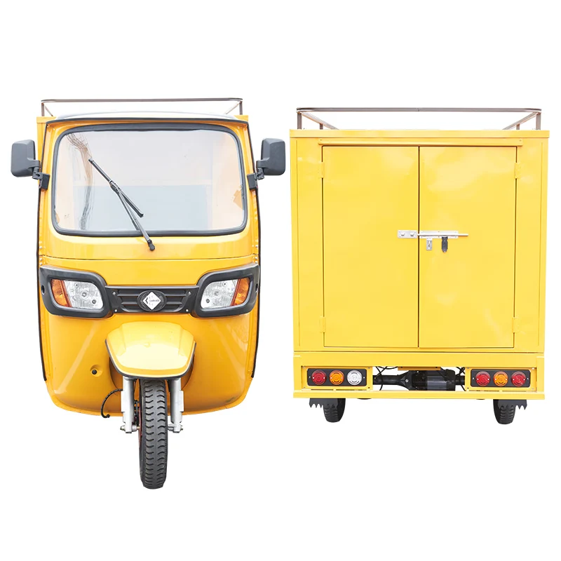 CKD SKD 2000W 45km/h Max Speed 135km Range 580kg Load Express Electric Cargo Tricycle China Trade with 1.1*1.6m Box