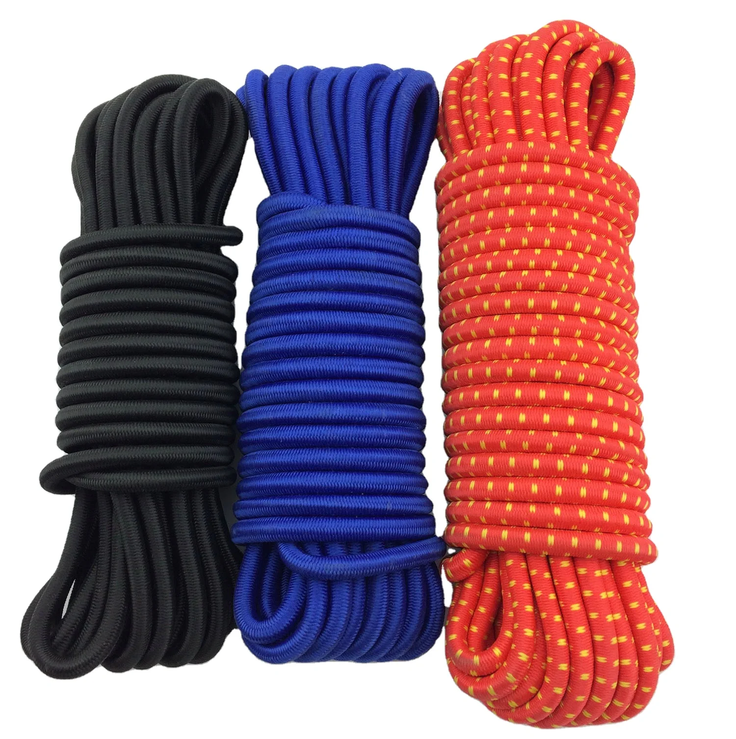 bungee elastic rope, bungee cords, rubber rope in bundle packing