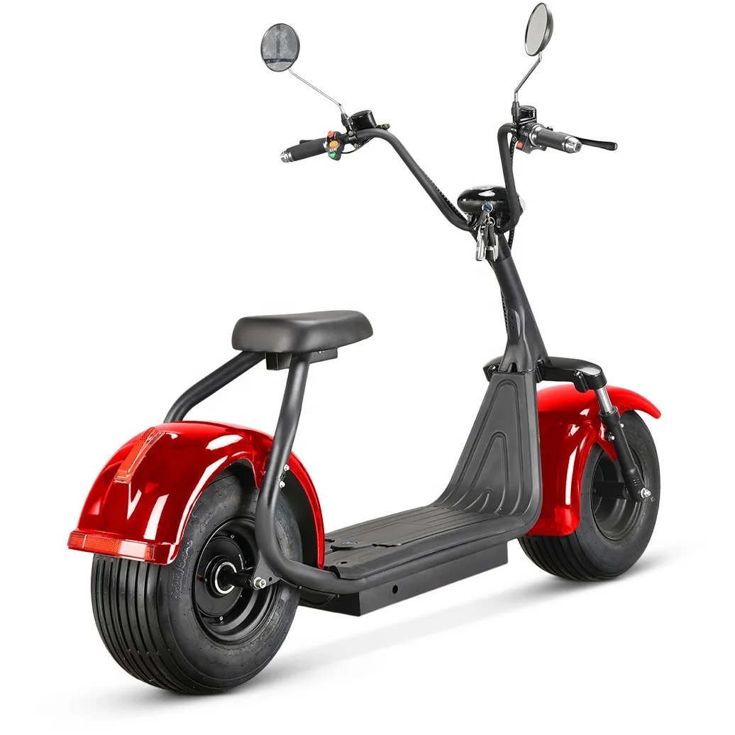 SoverSky Fat Tire Electric Citycoco Scooter 2000w Lithium City Coco Golf Course 2 Wheel Scooter US warehouse SL02