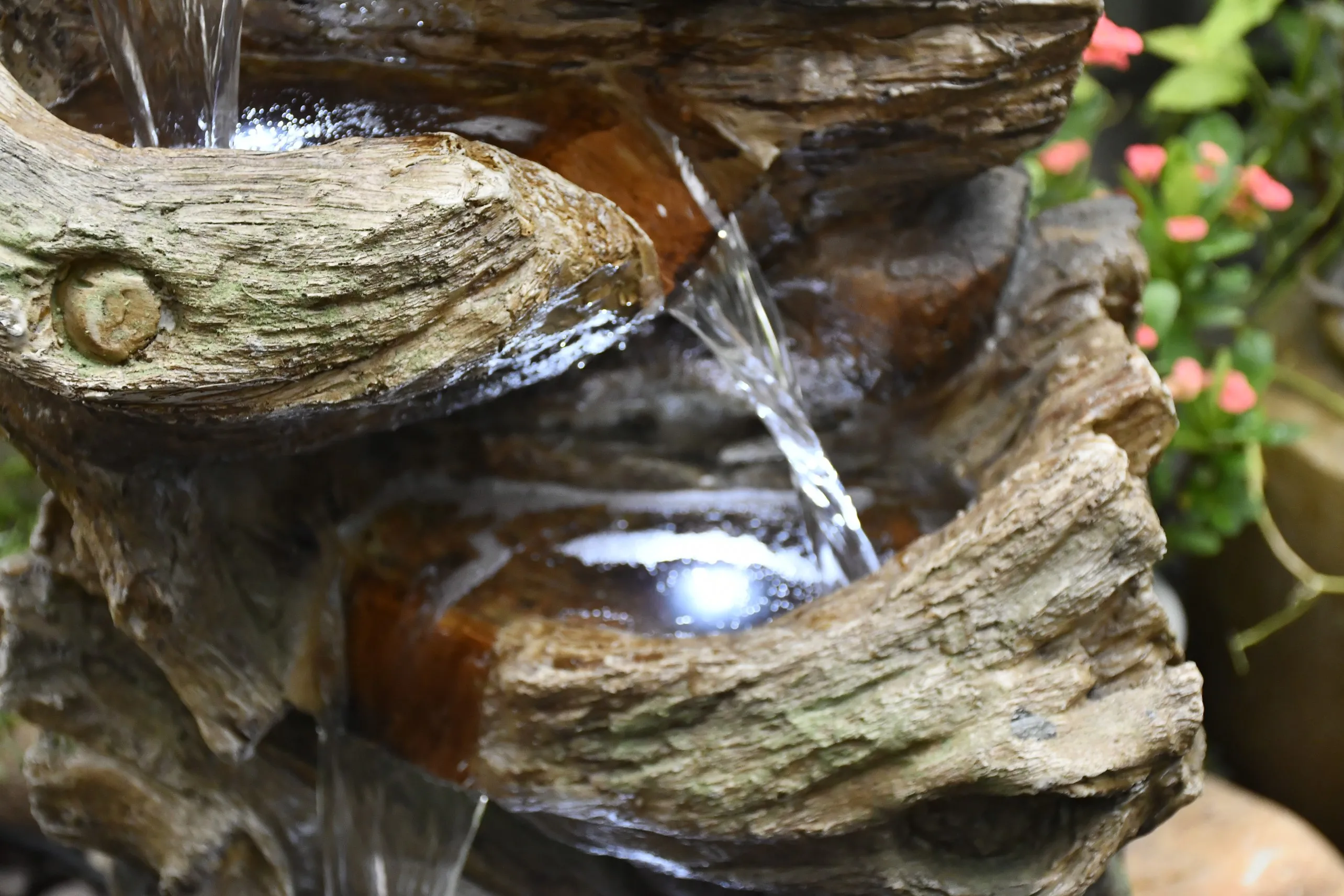 USA free shipping outdoor garden lawn lighting floor rack water fall fountain home decor Indoor led decorative lighting