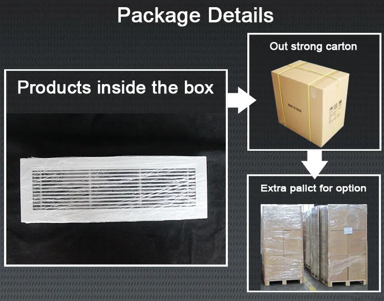 aluminum ventilation grille air return floor grille