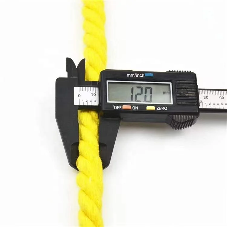 Multi Colored  twisted cord 8mm 10mm 12mm Macrame Braided Cords cotton Cord twisted macrame