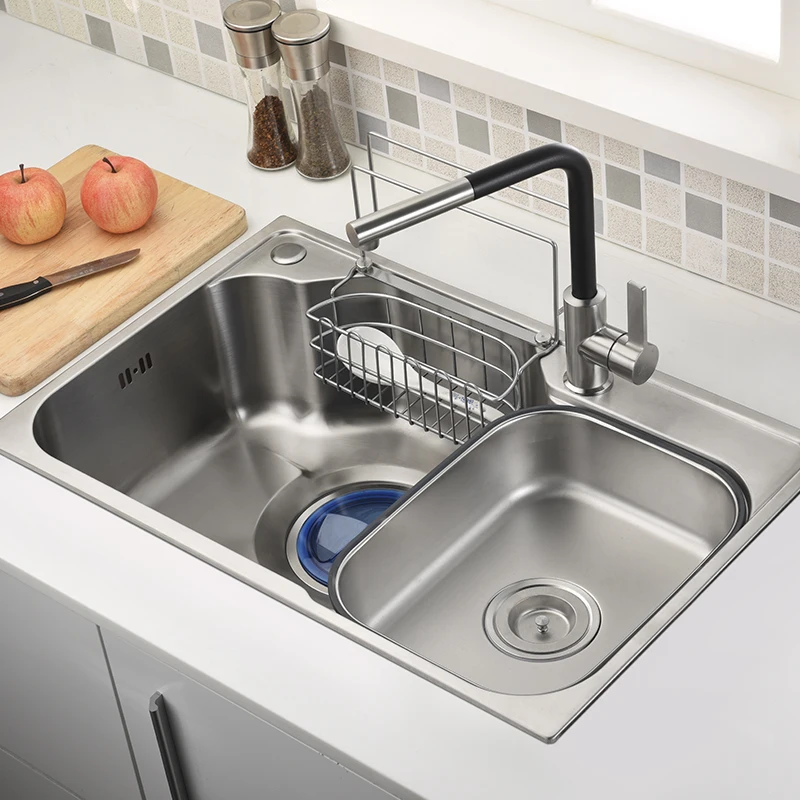 wholesale stainless steel kitchen sink Pressed Single bowl Sinks Easy Clean kitchen Sink