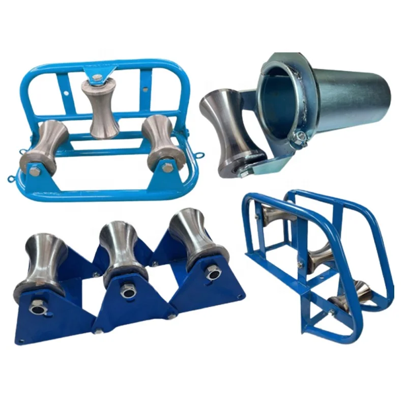 Factory Price Wire Rope Cable Stringing Roller Steel Cabel Roller Price Power Cable Laying guide cable roller pulley