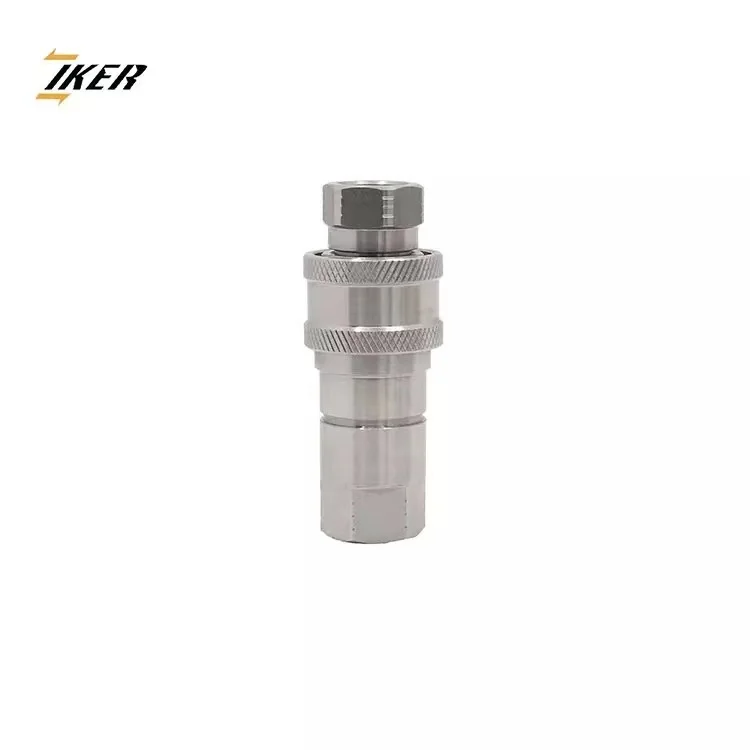 ISO7241-B BSP NPT 1/4' 1/2' High Performance SS 316 Female Hydraulic Quick Coupler