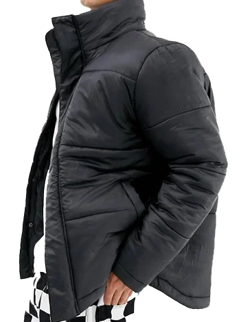 WCA Factory Mens Polyester Winter Warm Padded Quilted Casual Jacket