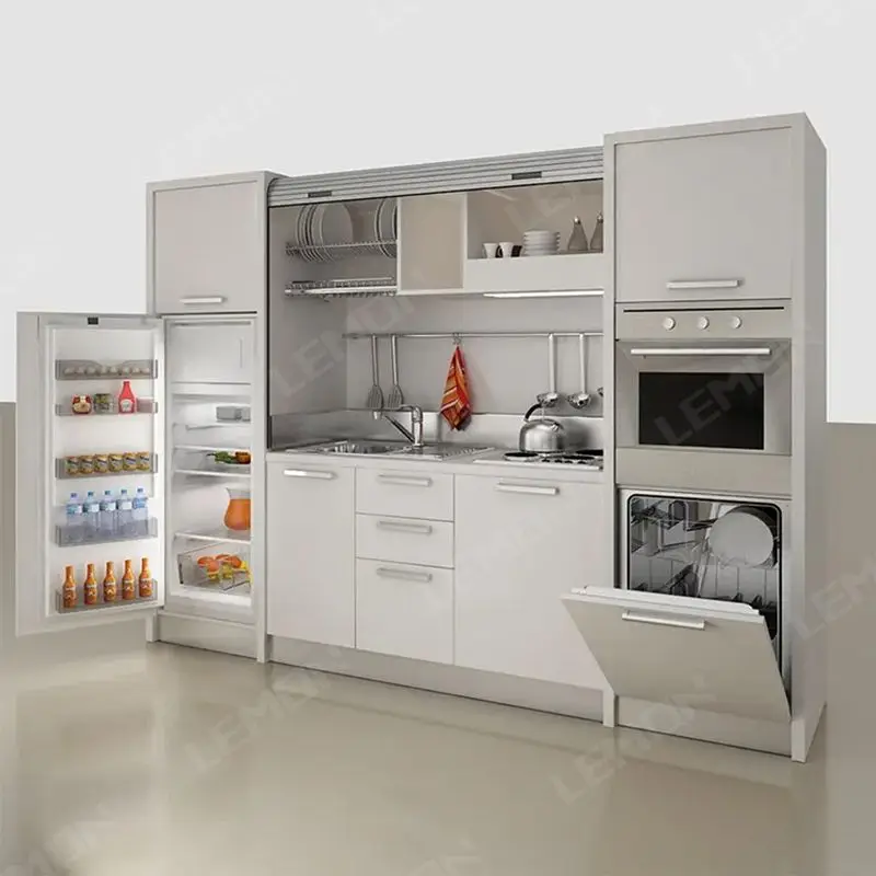 Modern kitchenette unit kitchen cabinets