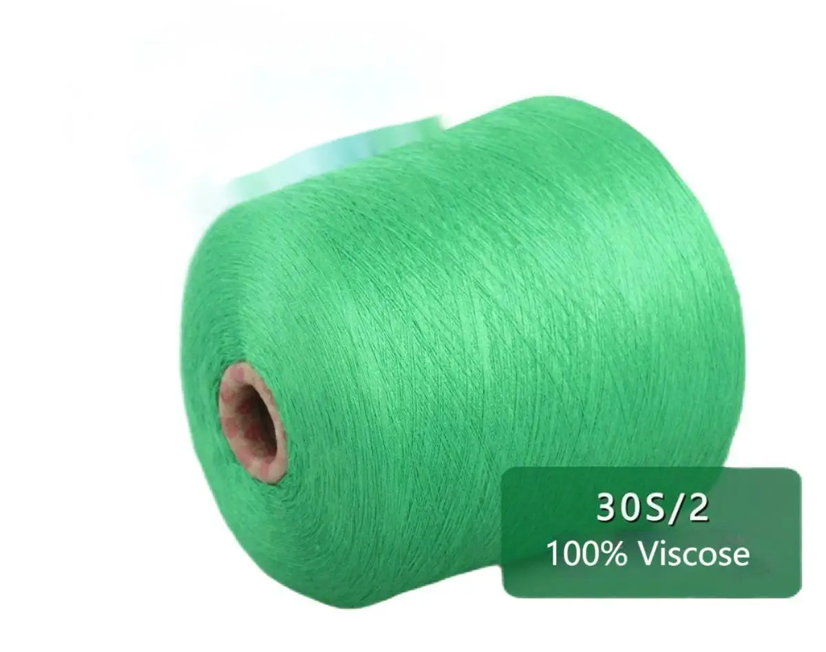 Accept small order Comfortable Hand Feeling Glossy Color stretch viscose yarn
