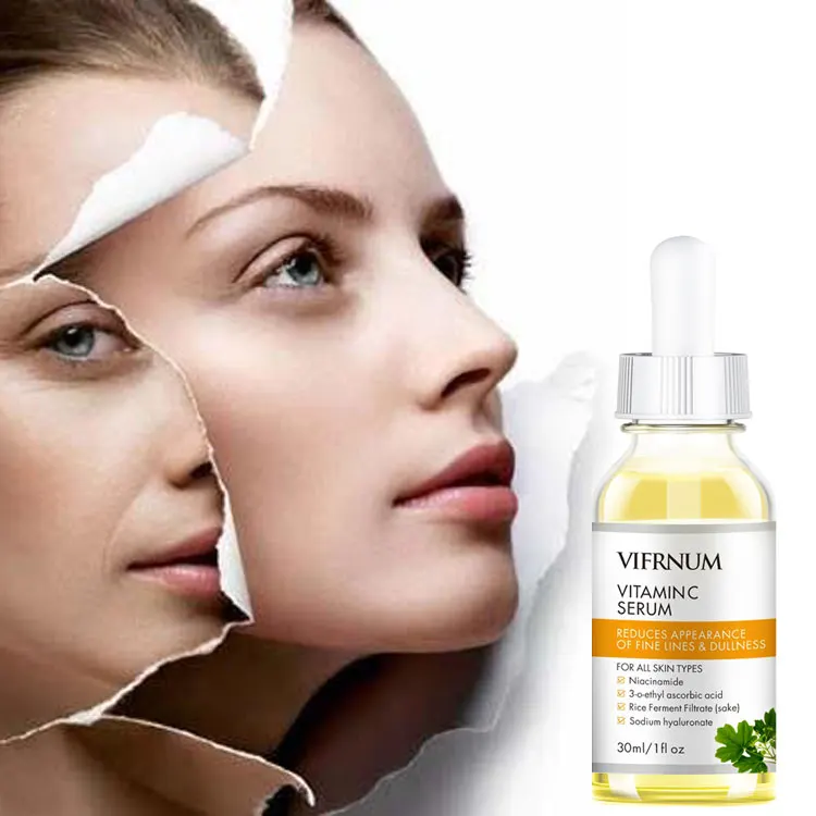 private label skin care anti wrinkle facial serum anti aging 30ml hydrating vitamin c face serum