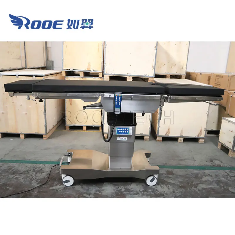 Medical Anti- rust H Base Double Control Surgery Electric Operating Table with Sliding Function