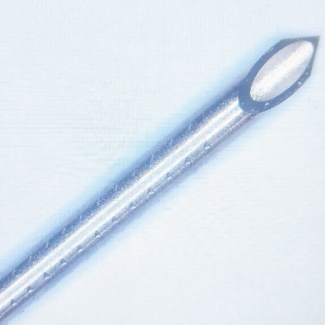 China Medical nerve block needle Back Cut Lancet Needle Cannula Tube