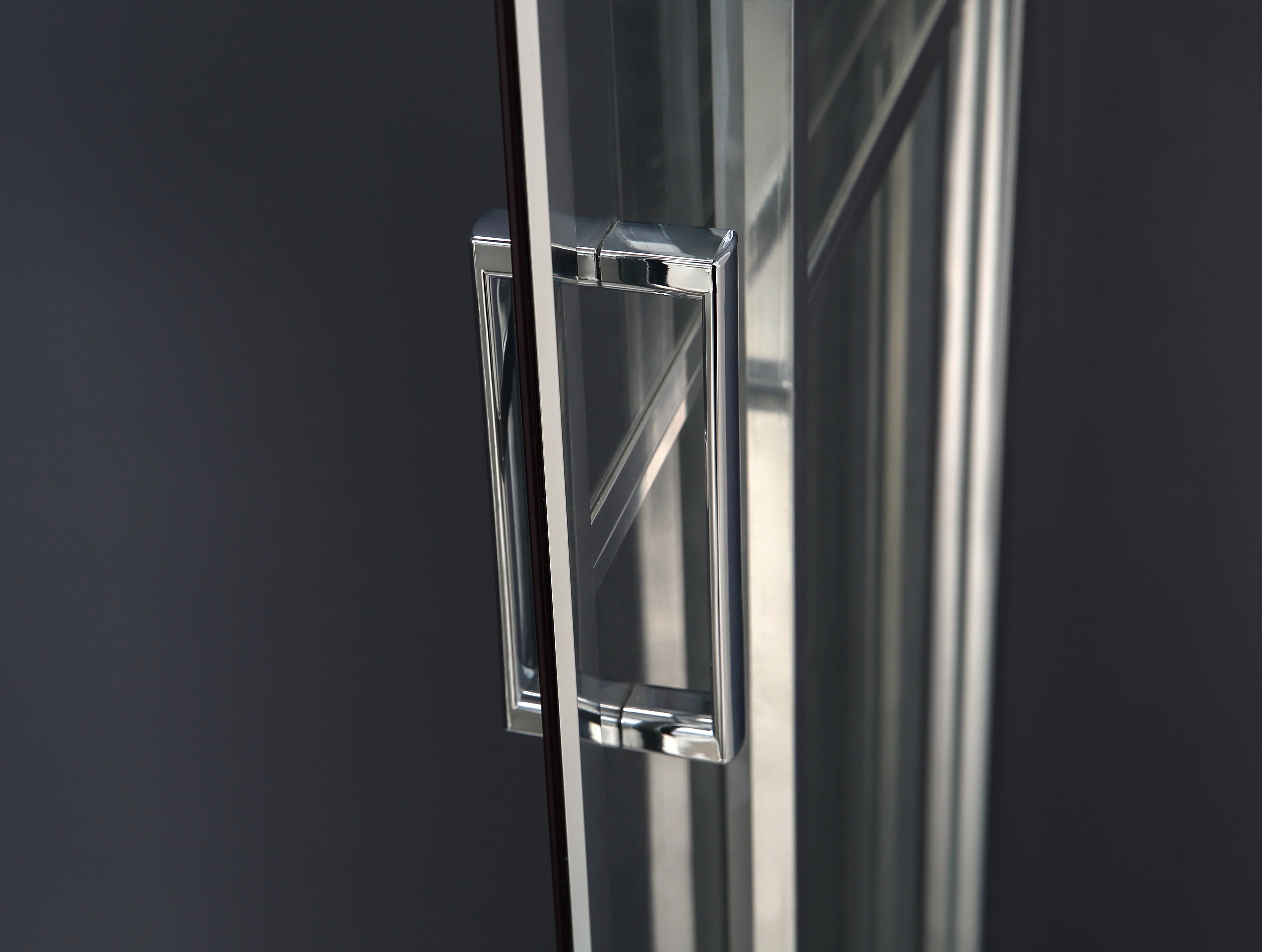 Factory direct KD structure black shower door most popular shower cabin bathroom shower room