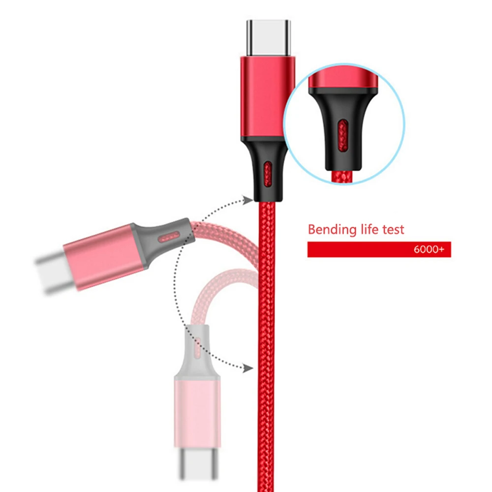 Wholesale Type C Data Cable 3 in 1 Fast USB Charging Cable