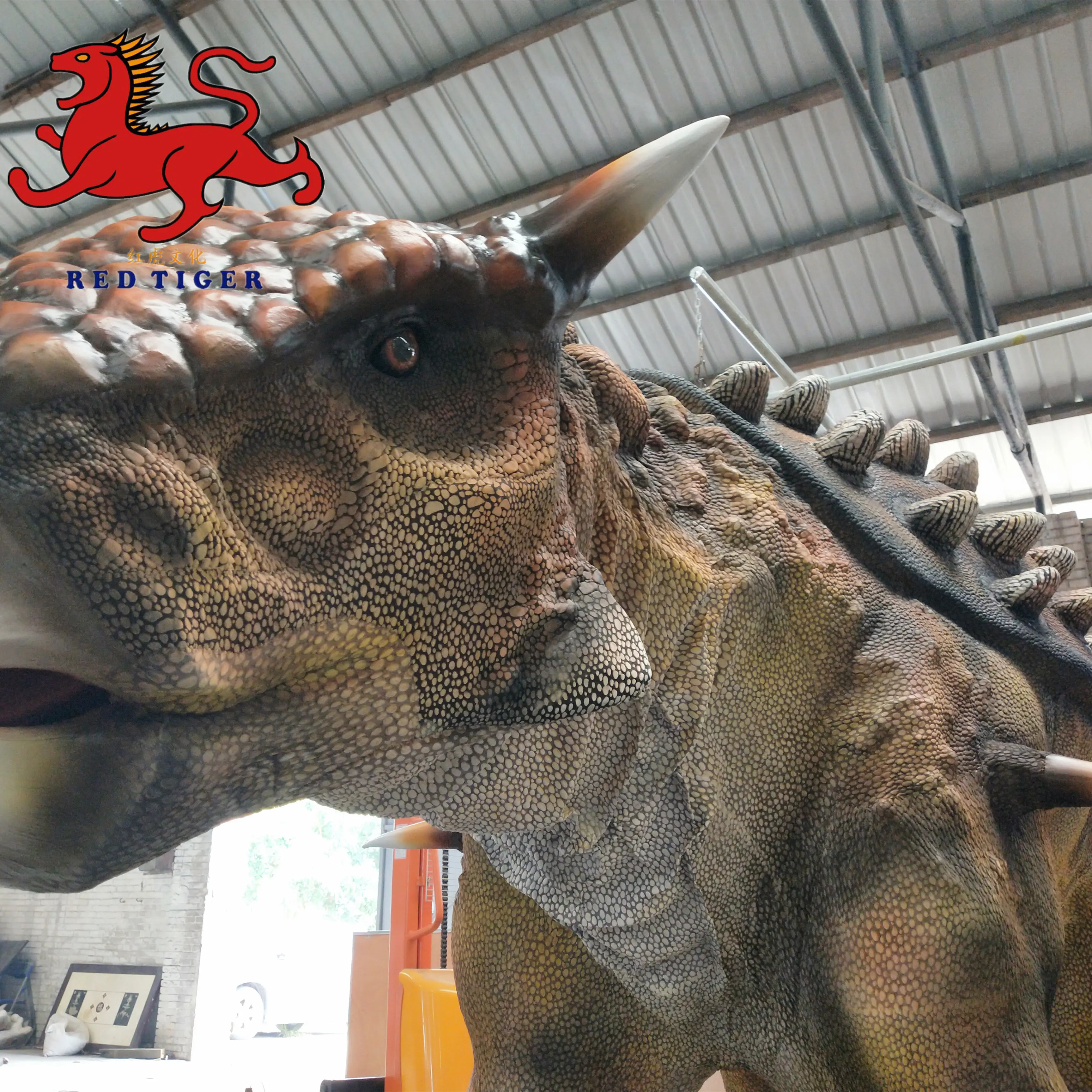 DC-7 Rubber dinosaur costume robot costumes realistic walking with hidden legs