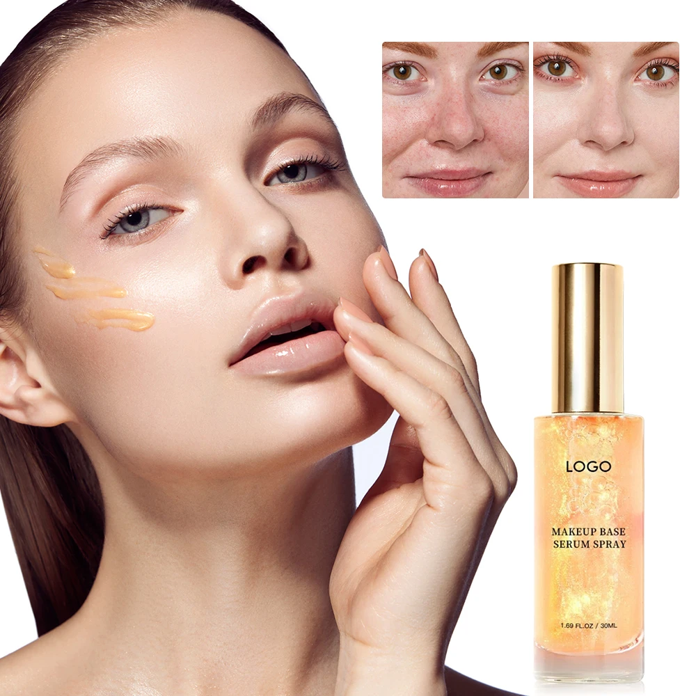 Oem Organic Lime Blossom All-In-One Brightening Hydration Skin Facial Primer Makeup Base Serum Spray 30ml For Pre-Makeup