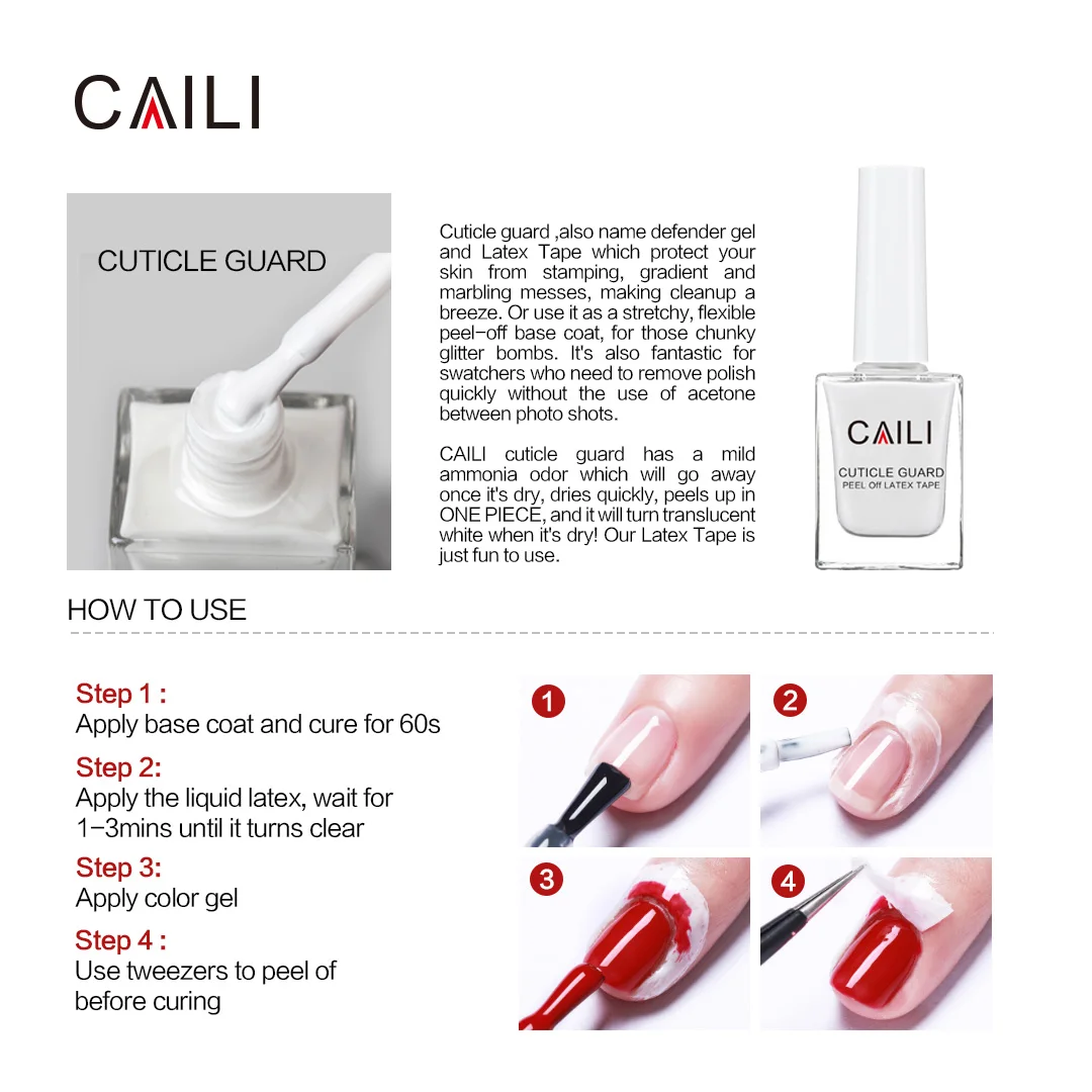 15 мл акриловых ногтей Nail Art лента латексная палец кожи защищены жидкого латекса для дизайна