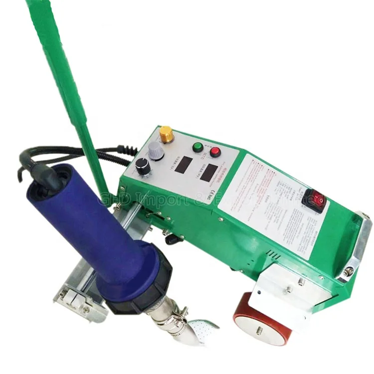 Guangzhou GED-AWM2000 Automatic Flex Banner Welding Machine hot air Plastic PVC tarpaulin Welder for Vinyl with CE for Tent