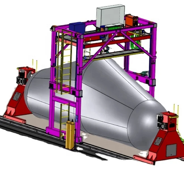 Tank seam Automatic welding machine /aluminum and stainless steel tank girth welder