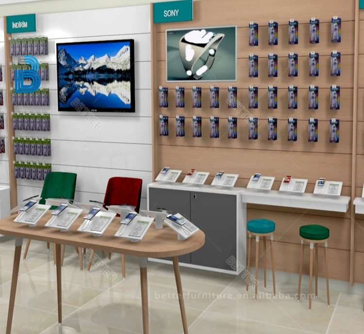 2019 новый дизайн интерьерный магазин мобильных телефонов с Выставочной стойкой для мобильного телефона