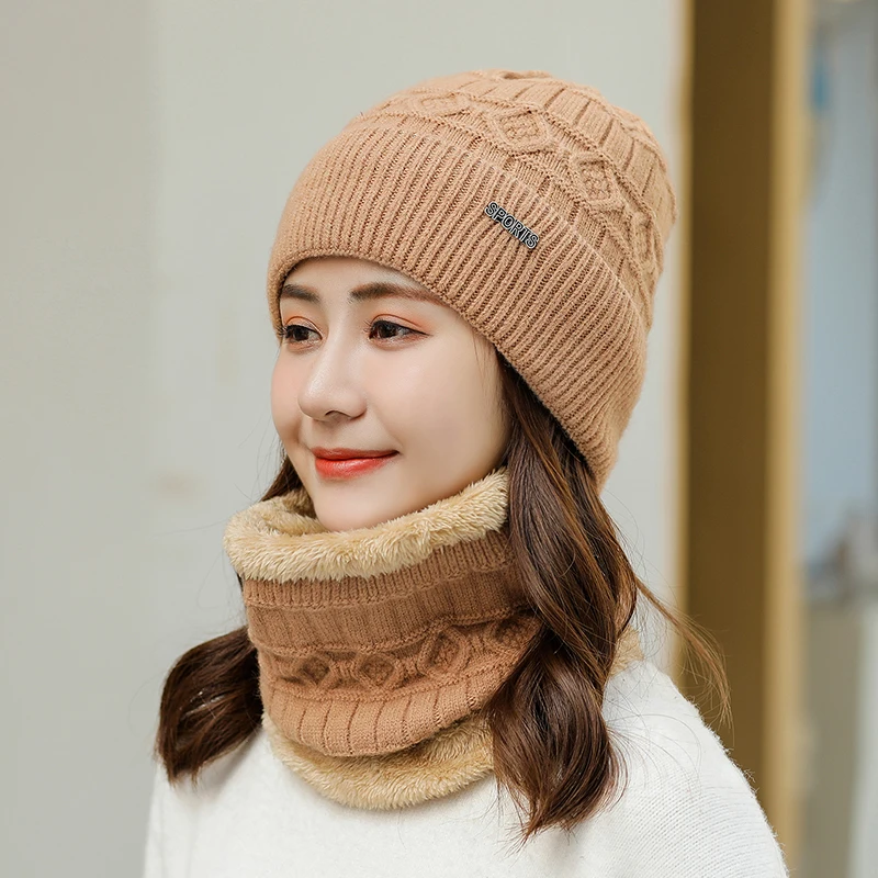 New Model Autumn Winter Keep Warm Adult Hat Fashion Women Winter Knitted Hat For Women