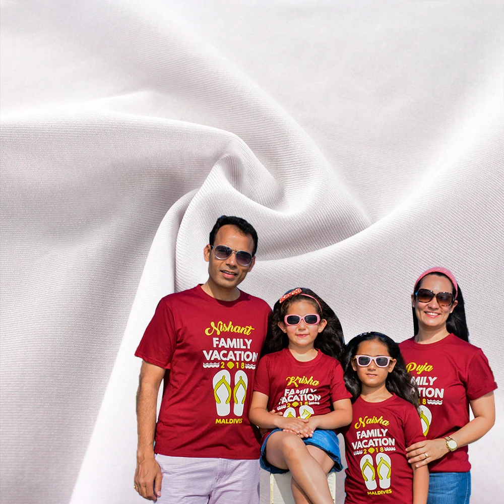 Natudon Fabric Coolmax 100 Polyester Interlock Jersey Fabric for Clothing