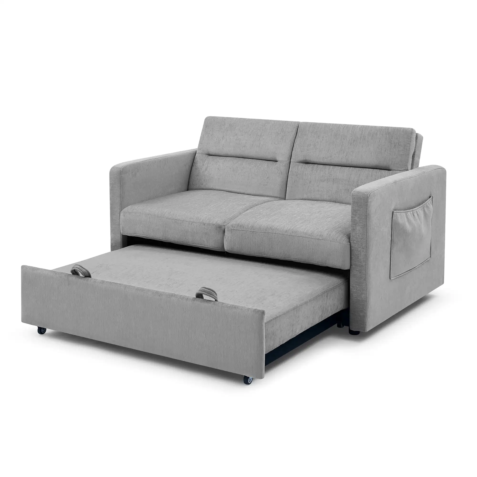 Wholesale price fabric leather sofa cum bed sleeper couch
