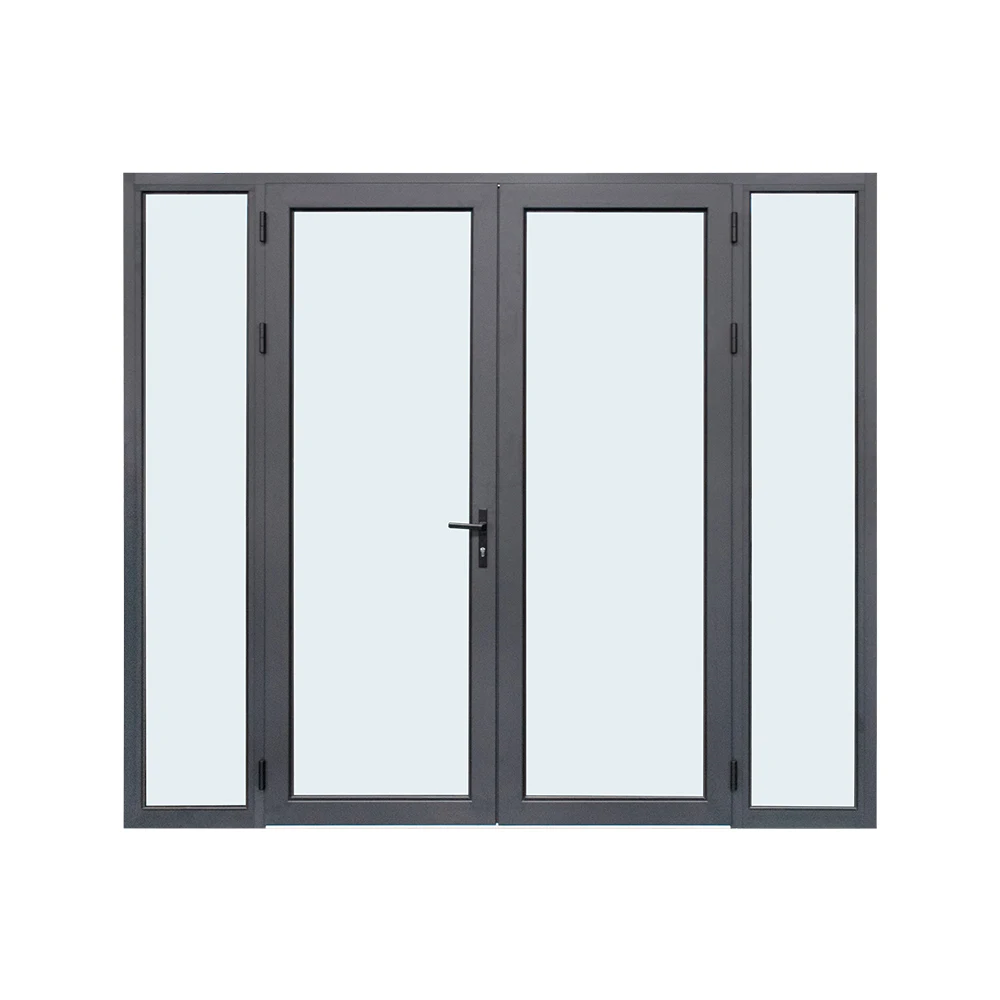  Australia hinged patio door frame fire rated aluminum double swing casemnet with
