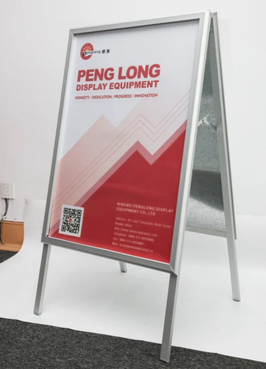 Waterproof A Frame A1 A2 Double Sided Snap Frame Pavement Sign A Board Sign