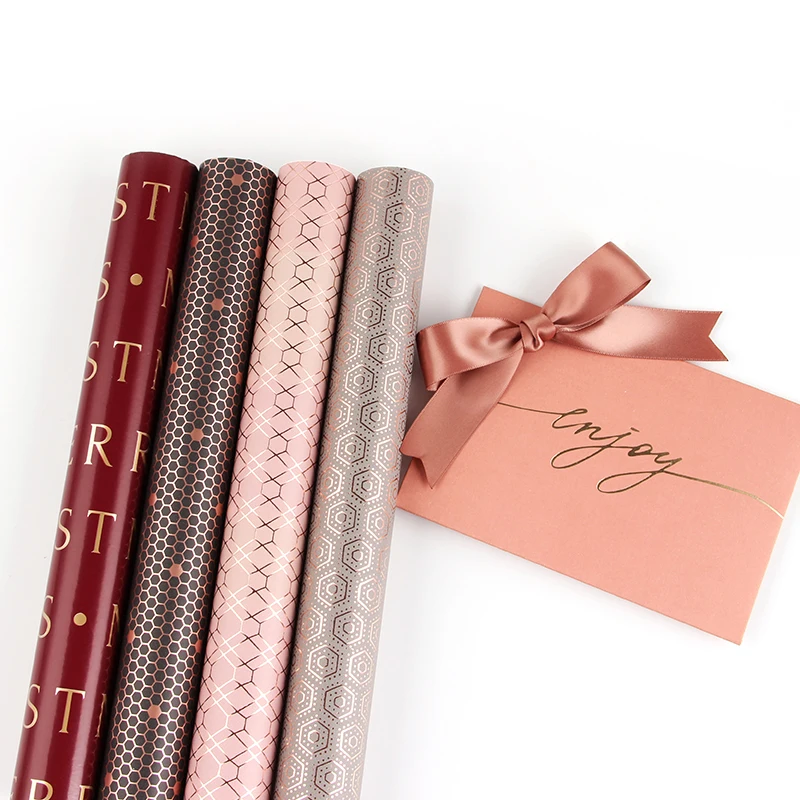 100% Recycled Pulp Style and coated Coating Waterproof Stone Wrapping Paper