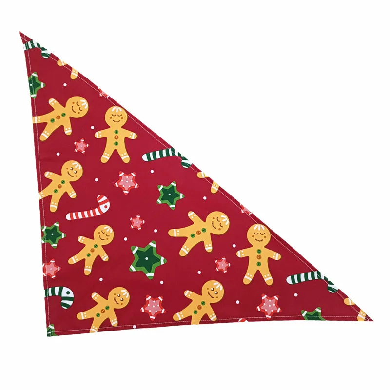 Thanksgiving Dog drool Scarf scarf Christmas Pet triangle scarf Halloween cat and dog bib
