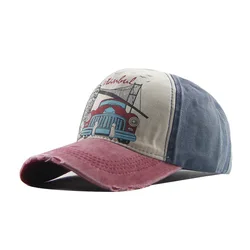 Summer new style Korean baseball cap men and women coated cotton star outdoor hats