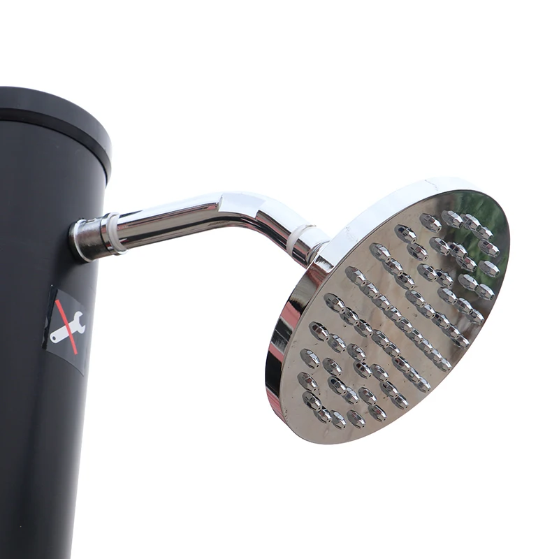 2021 Most popular good quality height 2170mm outdoor pool solar shower 20l for garden