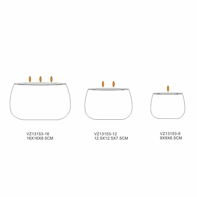 Wholesale China Supplies Speckled Glazed Round Flower Scented Ceramic Candle Bowl Custom Candle Jar with Candle